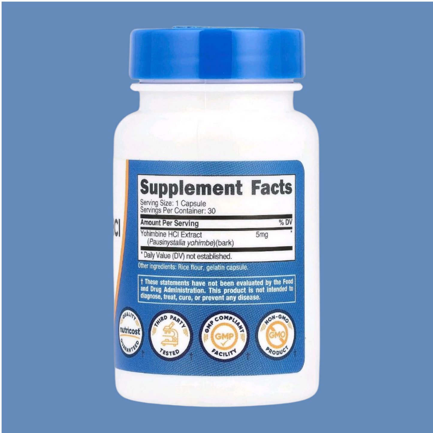 Nutricost Yohimbina 5 mg