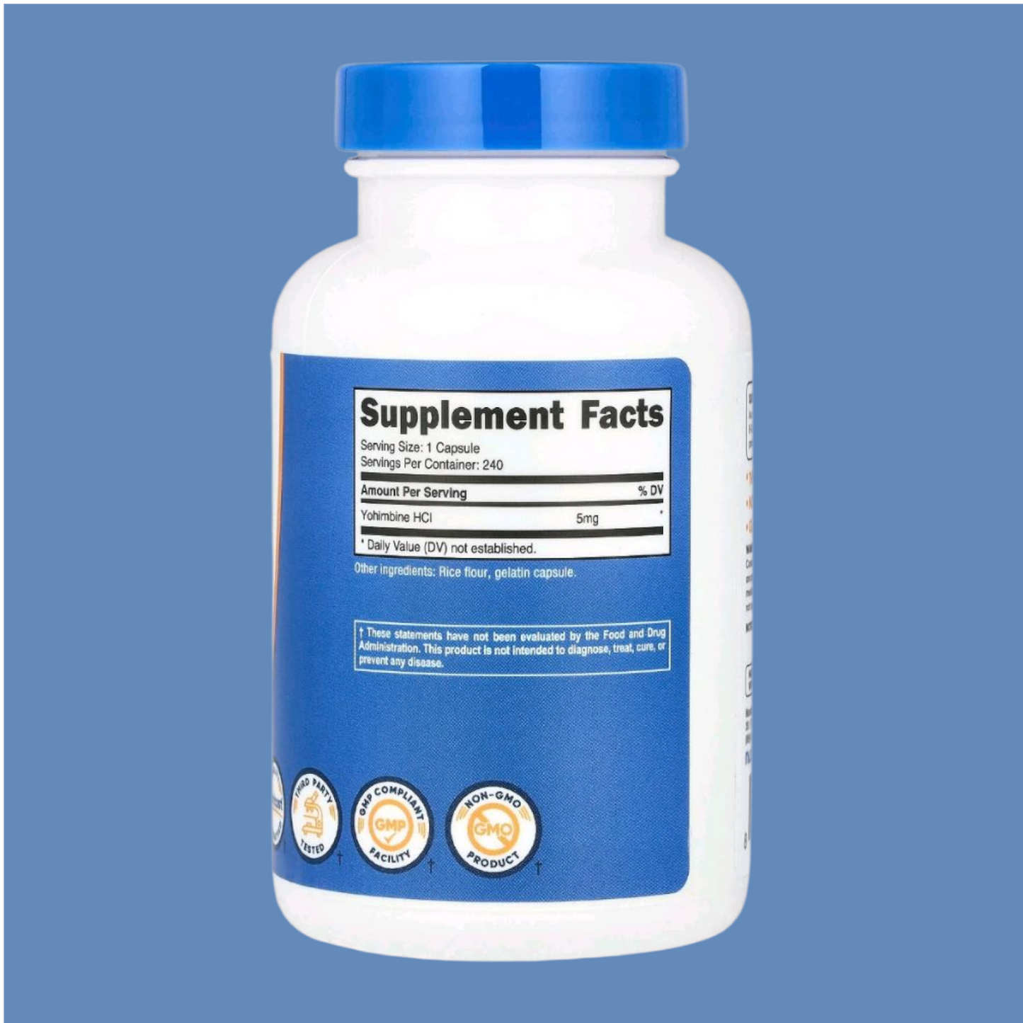 Nutricost Yohimbina 5 mg