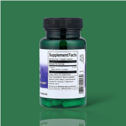 10 x Swanson - L - orotate - 5mg - 60 Veggie Capsules